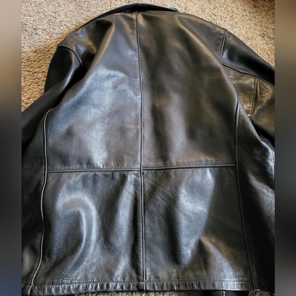 Schott NYC Leather Jacket W/Liner sz46